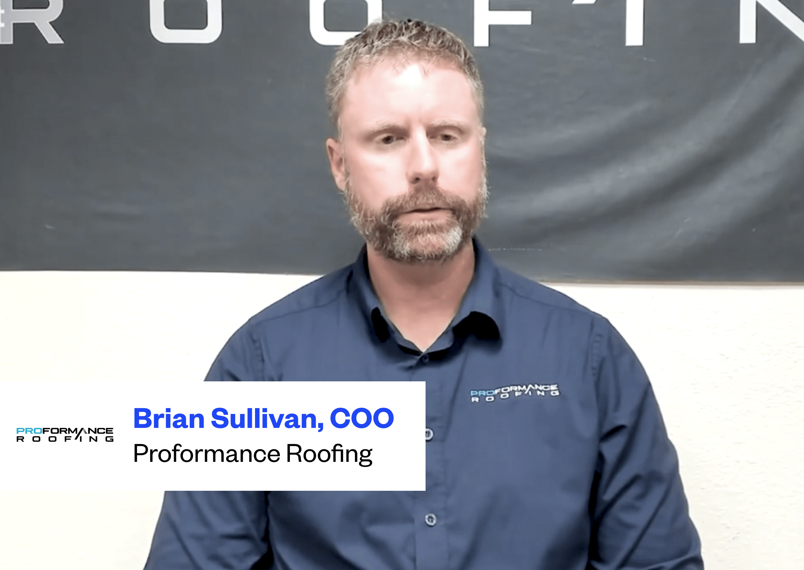 Proformance Roofing testimonial